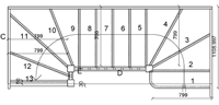 NS1W34W4N Double Winder Staircase