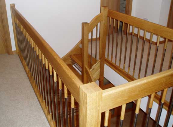 European style landing handrails - new style balusters