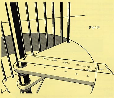 Drill for the landing balusters