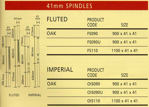 Oak Spindles