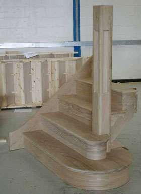 Oak Custom made staircases